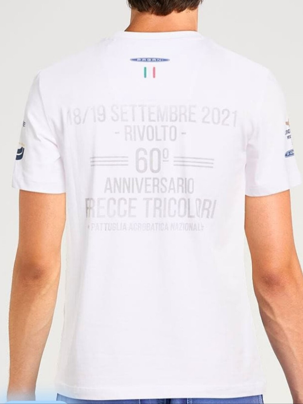 Aeronautica Militare Pagani Huayra Tricolore Frecce Tricolori T-shirt. EU Large - Picture 3 of 3